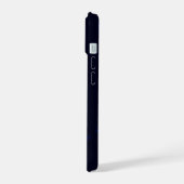 地球の平面図 世界の街灯 iPhone 15ケース (左側面)
