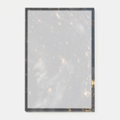 地球の惑星の上の夜の都市灯 ポストイット (正面)