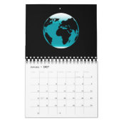 地球の惑星 カレンダー (1月 2027)