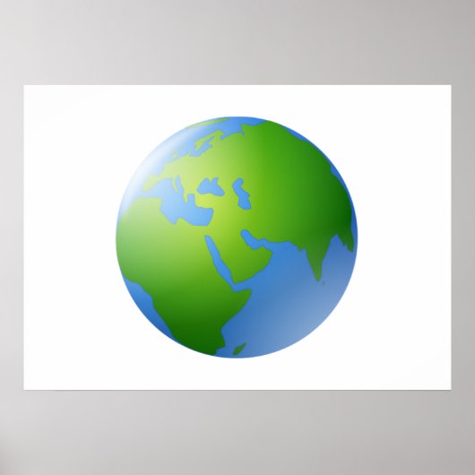 地球の惑星 ポスター (正面)