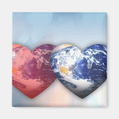 地球の愛 マグネット (正面)