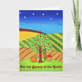 地球の感謝祭の美しいのために シーズンカード (正面)
