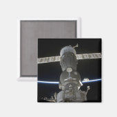 地球の手足がソユーズ宇宙船と交差する マグネット (正面/裏面)
