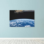 地球の手足または水平線 キャンバスプリント (インサイチュ (ウッドフロア))