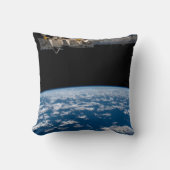 地球の手足または水平線 クッション (正面)