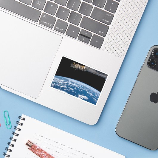 地球の手足または水平線 シール (ノートパソコンとiPhone)