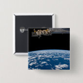 地球の手足または水平線 缶バッジ (正面&裏面)