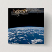 地球の手足または水平線 缶バッジ (正面)