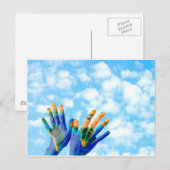 地球の手 ポストカード (正面/裏面)