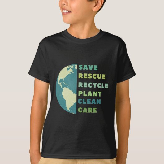 地球の救日 Tシャツ (正面)