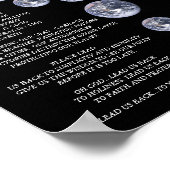 地球の数珠 ポスター (角)