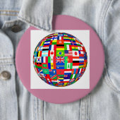 地球の旗 缶バッジ (インサイチュ)