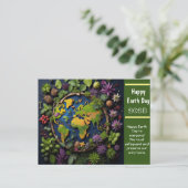 地球の日おめでとうございます ポストカード (スタンド正面)
