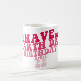 地球の日がある コーヒーマグカップ