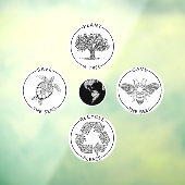 地球の日が地球を救う ウィンドウサイン (シート3)