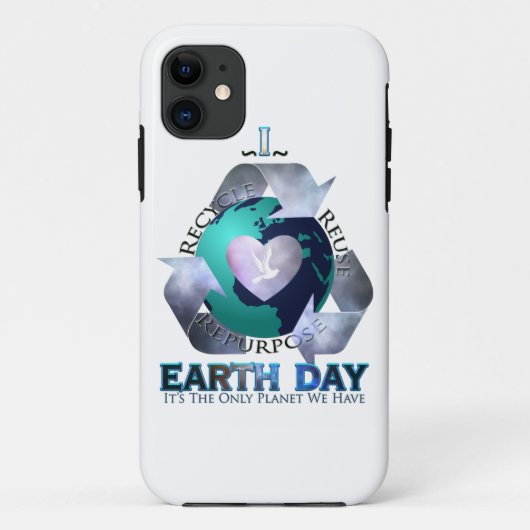 地球の日が大好き Case-Mate iPhoneケース (裏面)