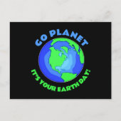 地球の日だ! ポストカード (正面)