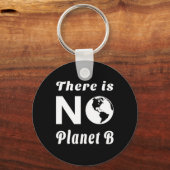 地球の日に惑星保護Bはない キーホルダー (正面)