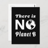 地球の日に惑星保護Bはない ポストカード (正面/裏面)