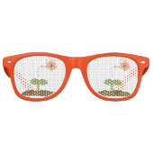 地球の日に植物の木が違いを作るサングラス レトロサングラス (正面)