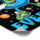 地球の日のおもしろい毎日ダビング地球の少年たちT ポスター (角)