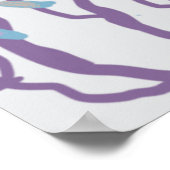 地球の日のかわいい惑星 ポスター (角)