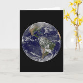 地球の日のアメリカ。 カード (黄色い花)