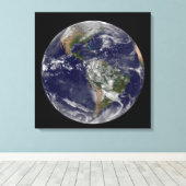 地球の日のアメリカ。 キャンバスプリント (インサイチュ (ウッドフロア))