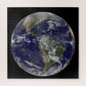 地球の日のアメリカ。 ジグソーパズル (縦)