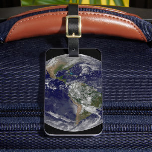 地球の日のアメリカ。 ラゲッジタグ