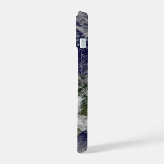 地球の日のアメリカ。 iPhone 15ケース (左側面)