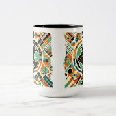 地球の日のアールデコ ツートーンマグカップ (中央)