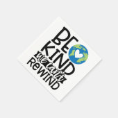 地球の日のハートを巻き戻せない スタンダードカクテルナプキン (角)