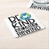 地球の日のハートを巻き戻せない ペーパーコースター (アングル)