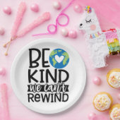 地球の日のハートを巻き戻せない ペーパープレート (パーティー)