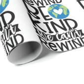 地球の日のハートを巻き戻せない ラッピングペーパー (ロールコーナー)