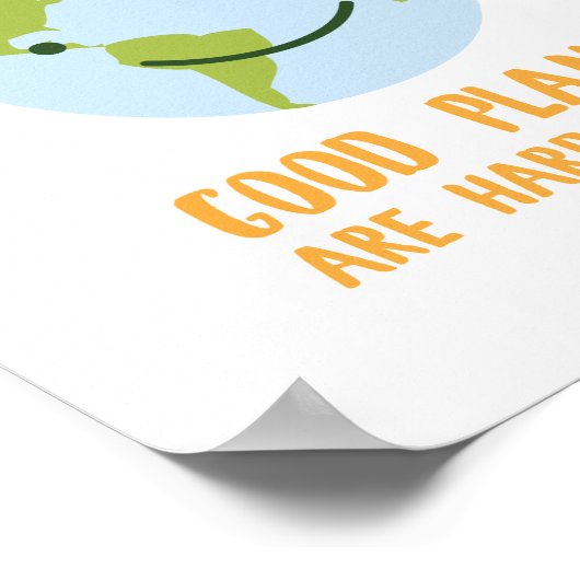 地球の日のポスターを見つけるために良い惑星は懸命である ポスター (角)