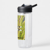 地球の日の一般的なホワイトテールドラゴンフライ写真 ウォーターボトル (左面)