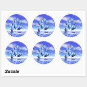 地球の日の世界バルーン ラウンドシール (シート)