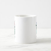 地球の日の地球の花の芸術を復元する惑星を保存 コーヒーマグカップ (中央)