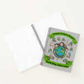 地球の日の支持者 ノートブック (内部)