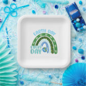 地球の日の日保護々私たちの惑星 ペーパープレート (パーティー)