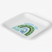 地球の日の日保護々私たちの惑星 ペーパープレート (傾斜あり)