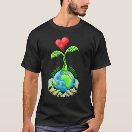 地球の日の毎日の地球の日1 Tシャツ (正面)