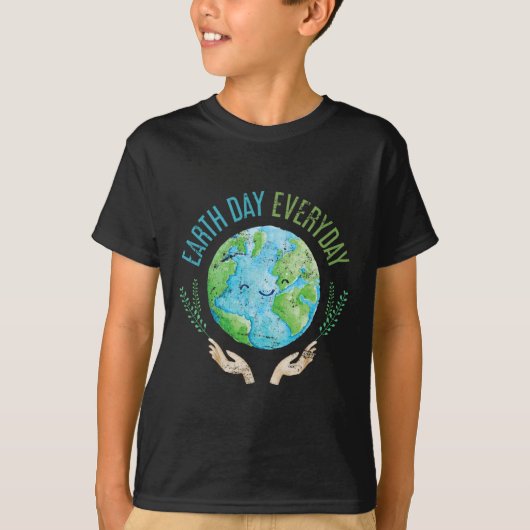 地球の日の毎日の地球の日4 Tシャツ (正面)