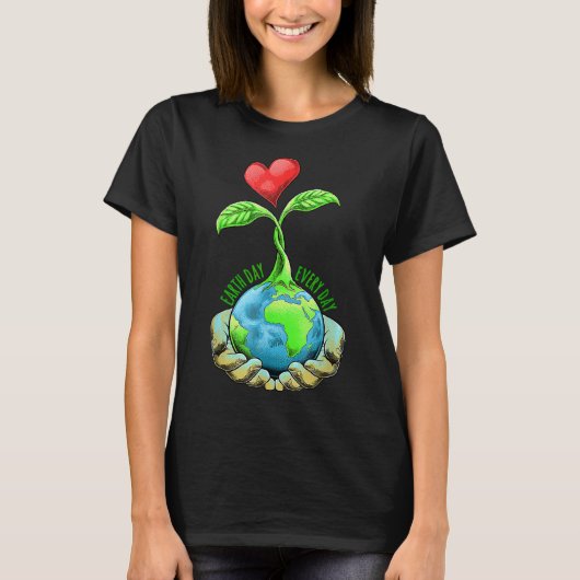 地球の日の毎日の地球の日7 Tシャツ (正面)
