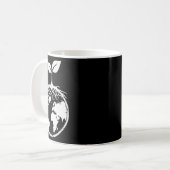 地球の日の毎日より多くの木を植救える私たちの主張 コーヒーマグカップ (正面左)