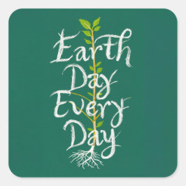 地球の日の毎日プラント スクエアシール