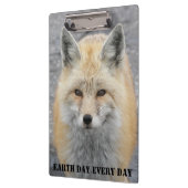 地球の日の毎日レッドキツネ野生生物写真 クリップボード (左)