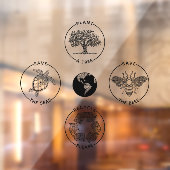 地球の日の水のボトルを保存 ウィンドウサイン (シート2)